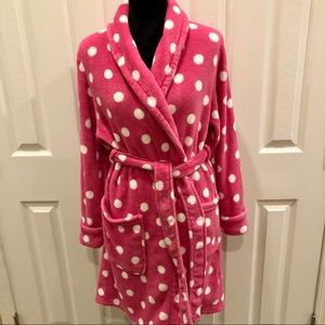 Betsey Johnson Fuzzy Robe Size L/XL